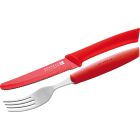 SPECTRUM Steak Cutlery Set, Red