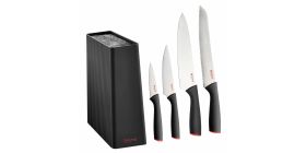 BRUND Easy Cut 5pc Knife Block Set