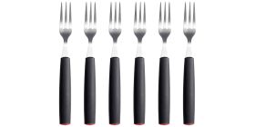 BRUND Easy Cut 6pc Steak Fork Set